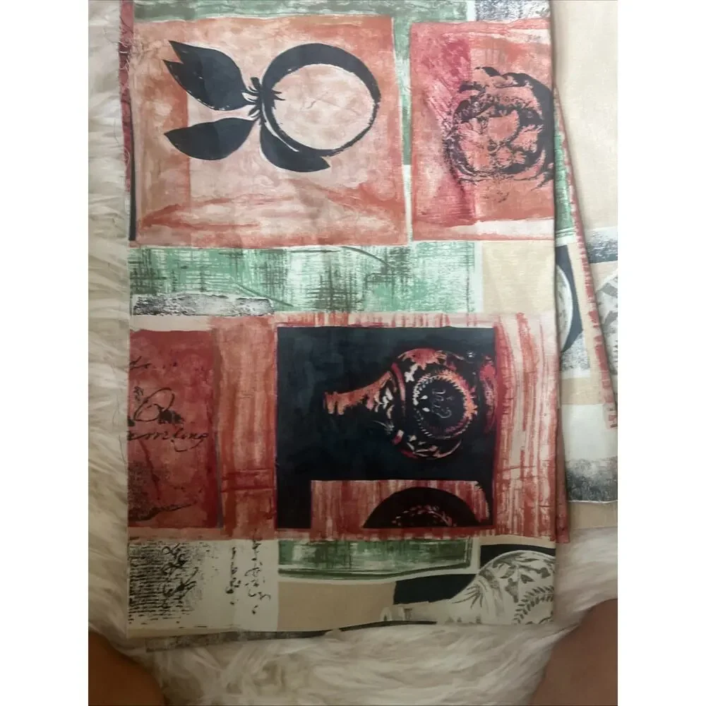 Vtg Texoprint Netherlands Fabric Lot 3 Original Design 417-34026 Cotton Quilt